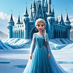 Elsa - Empowerment and Acceptance**

"Elsa transforming in a snowy landscape, ice castle in the background, expression of freedom, 'Let It Go' vibe, fully clothed in an ice gown, perfect anatomy, digital art, safe for work, family-friendly."

**