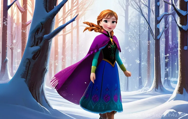 겨울왕국 속 상징적 이미지 분석 - **Elsa's Empowered Transformation in the Ice Palace**
    A full-body, cinematic portrait of Queen E...