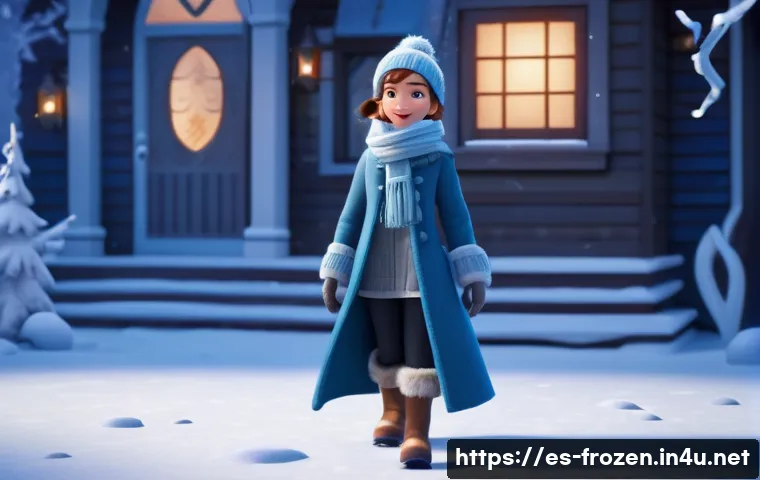 겨울왕국 속 자연현상과 애니메이션 기술 관련 이미지 1